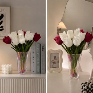 fabric tulip flowers